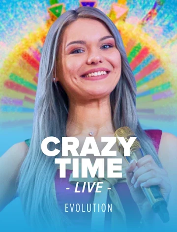 Crazy Time by Evolution on the Kingdom Casino live shelf