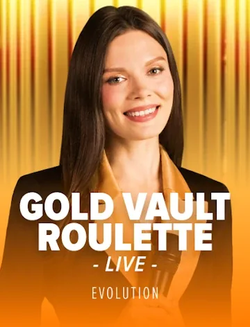 Gold Vault Roulette table from Evolution