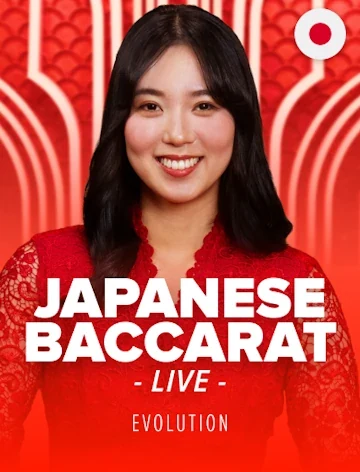 Japanese Baccarat table from Evolution